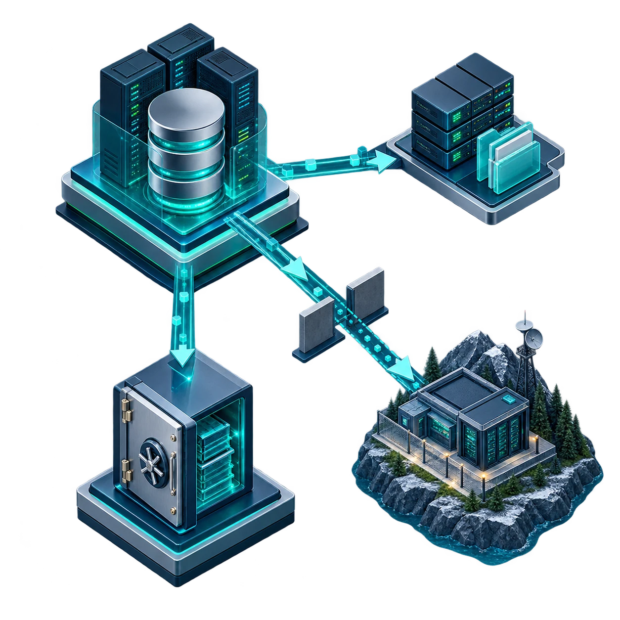 intech-continuity-isolated-backups-v1 Estrategia de copias local, inmutable y externa con aislamiento